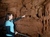 Amazing long shot of tour group inside Indiana Caverns